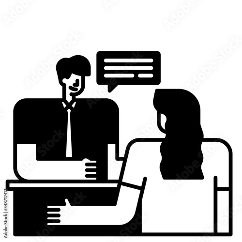 consultant solid icon
