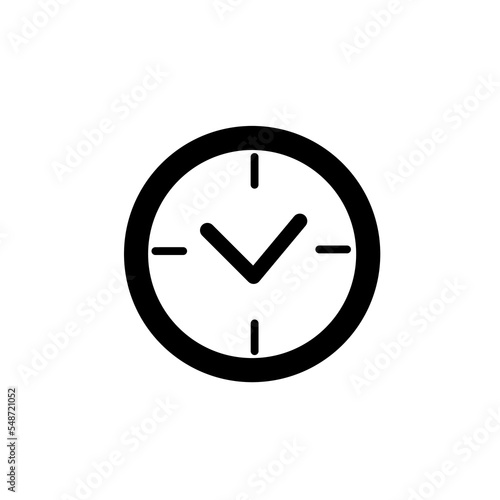 Clock vector icon