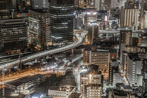 梅田スカイビルから見た大阪の夜景 © naohiro matoi