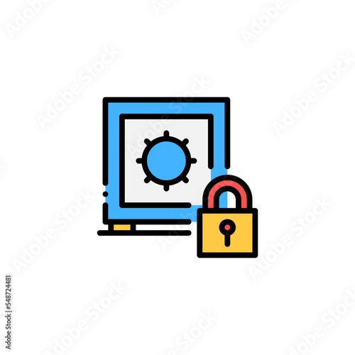 safebox locked icon