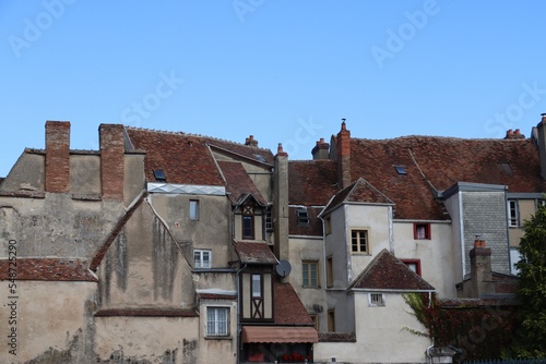 houses in the old town in Auxerre  © Sophie BENARD
