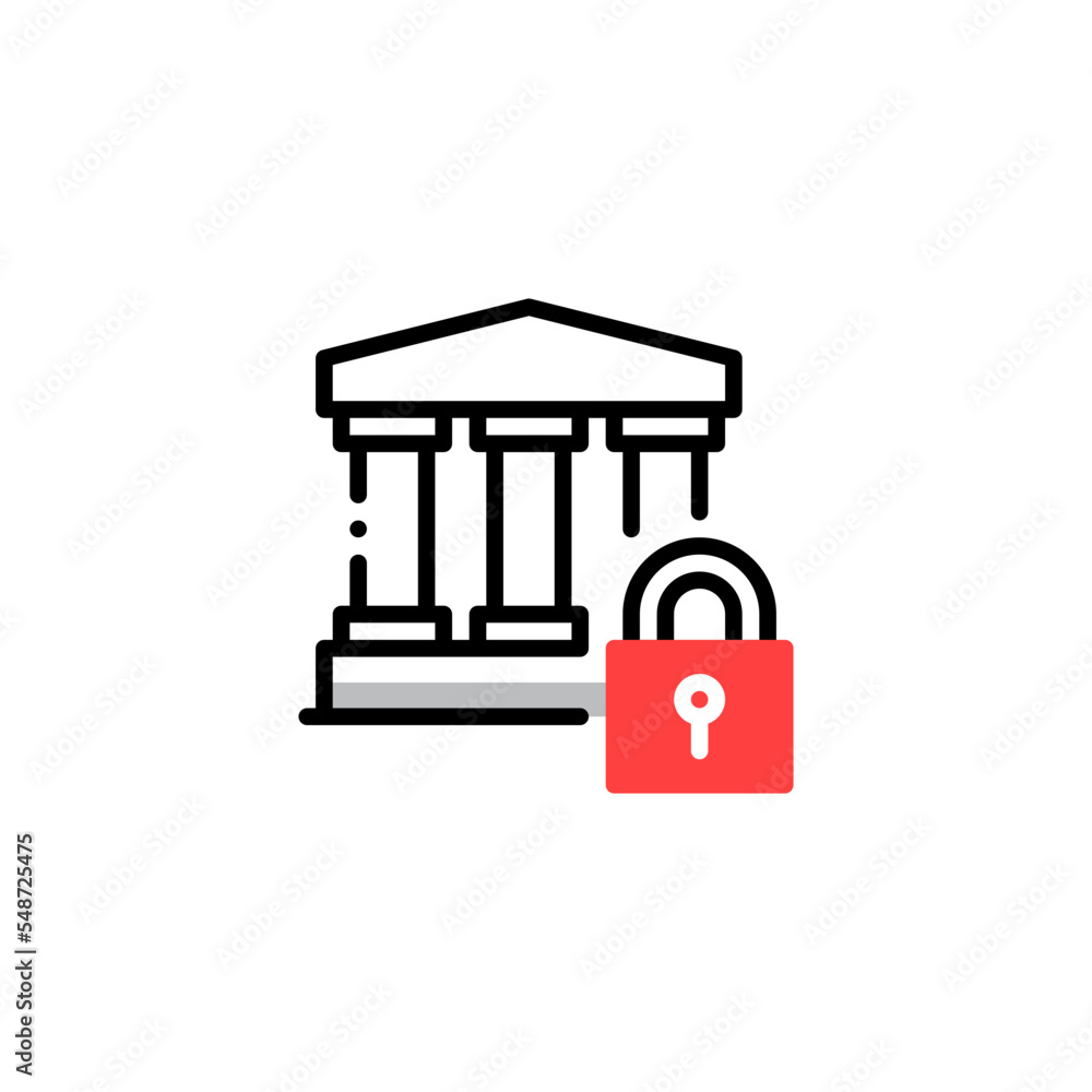 bank locked icon