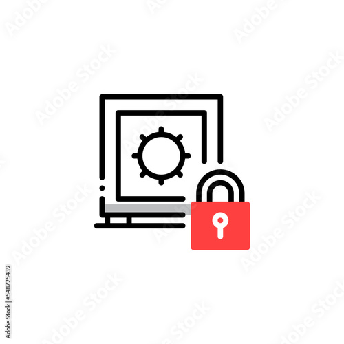 safebox locked icon
