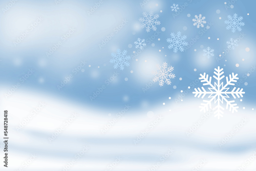 Winter and christmas background illustration for use as a template for flyer or for use in web design. Winter and christmas background illustration for use as a template for flyer or for use in web design.