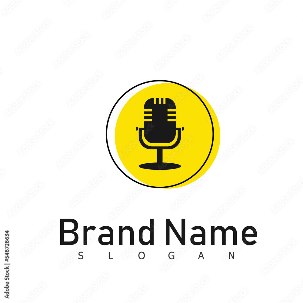microphone podcast talk icon logo vector illustration design microphone podcast talk icon logo vector illustration design