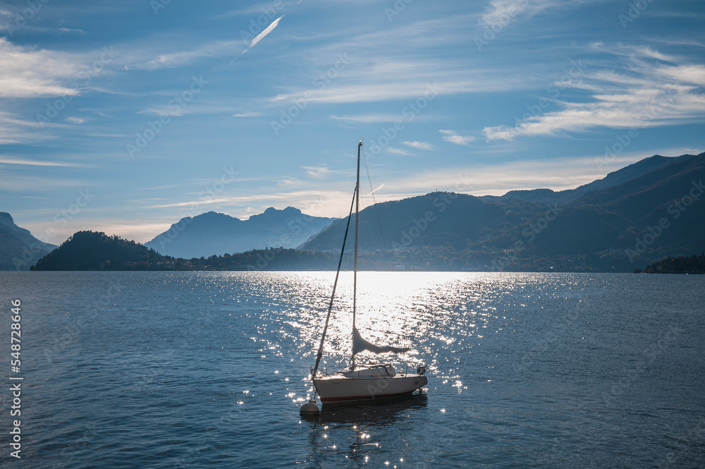 Como lake in Italy