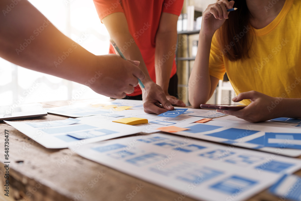 Building and managing a UX team working at desk, UX designers participate in all phases of the UX design. Building and managing a UX team working at desk, UX designers participate in all phases of the UX design.