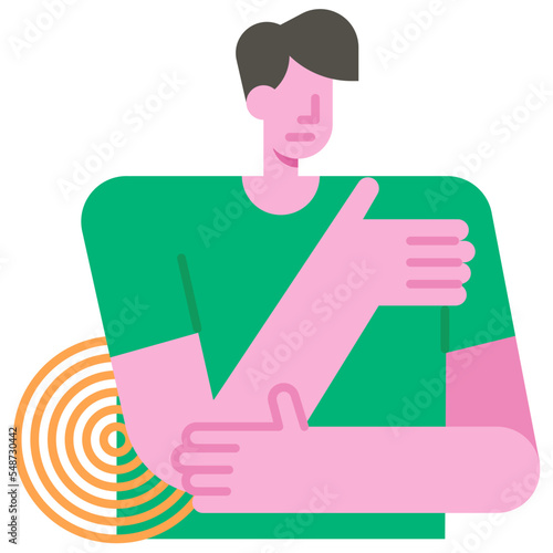 elbow pain icon