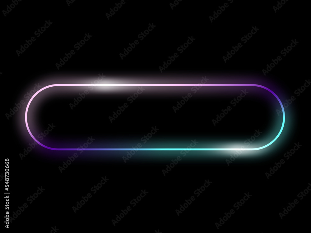 Geometric hexagon shape neon frames luxury line vector illustration Geometric hexagon shape neon frames luxury line vector illustration