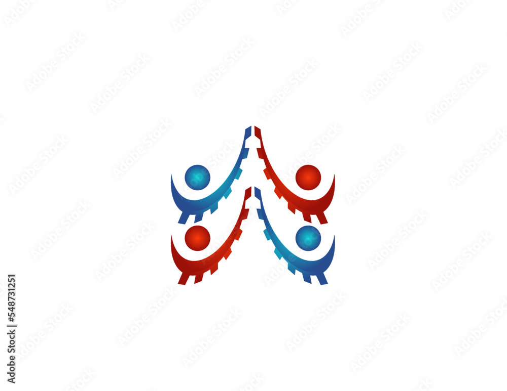 Fototapeta premium grear up service logo