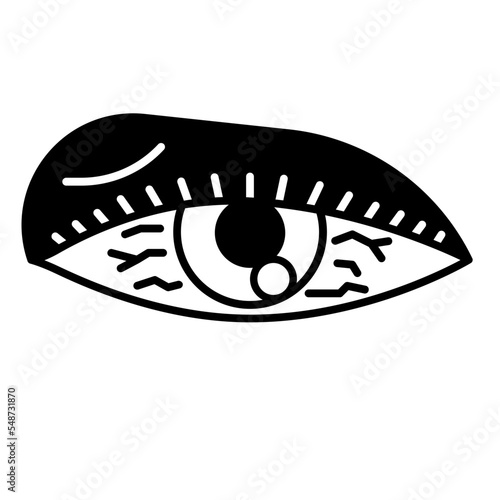 eye inflammation icon