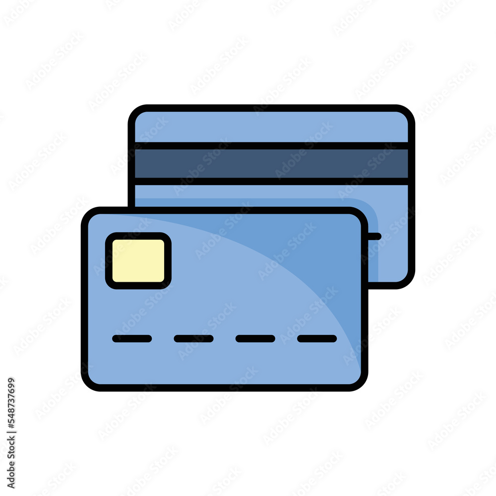 credit card icon vector design template in white background credit card icon vector design template in white background