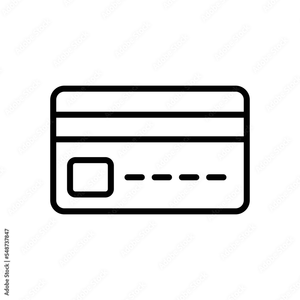 credit card icon vector design template in white background credit card icon vector design template in white background