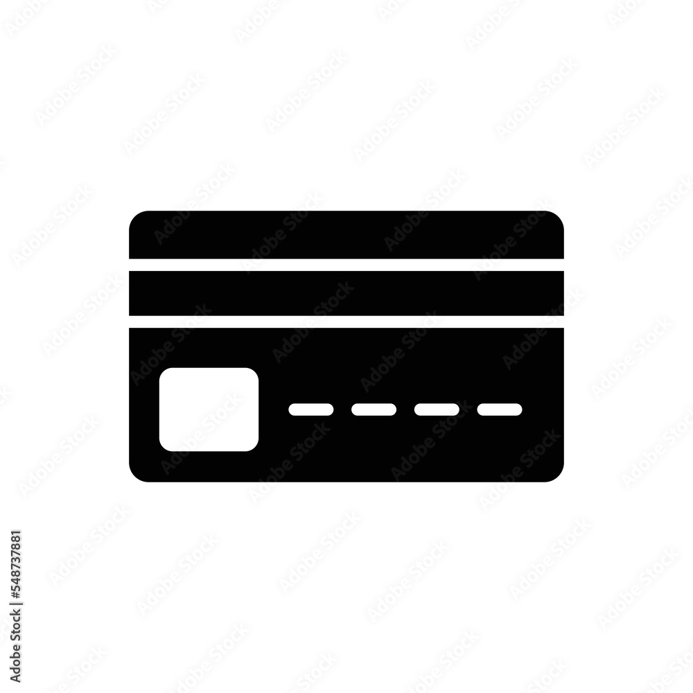 credit card icon vector design template in white background credit card icon vector design template in white background