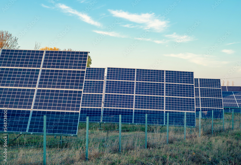 Solar panels installed in nature in the field Ecological energy, environment, Solar panels Solar panels installed in nature in the field Ecological energy, environment, Solar panels