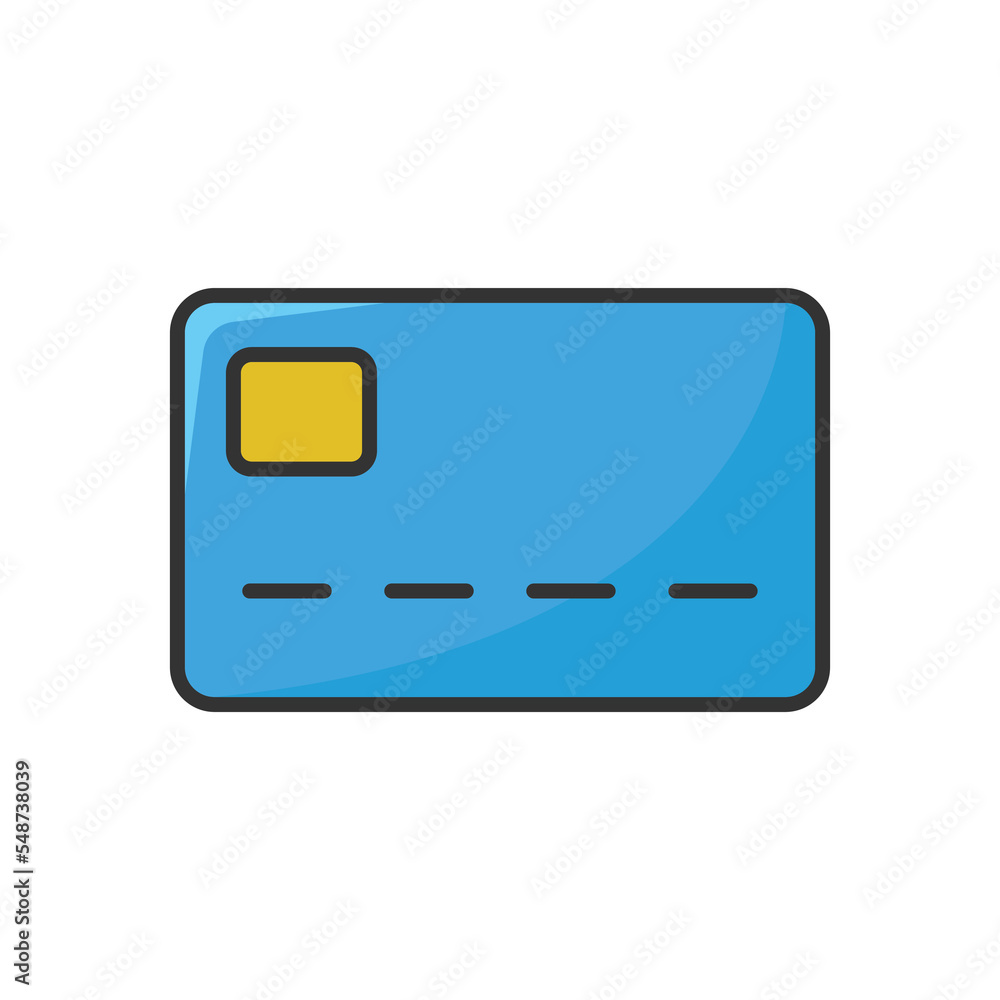credit card icon vector design template in white background credit card icon vector design template in white background