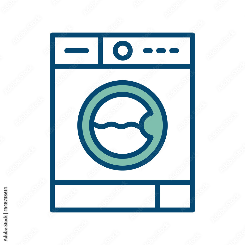 washing machine icon vector design template in white background washing machine icon vector design template in white background