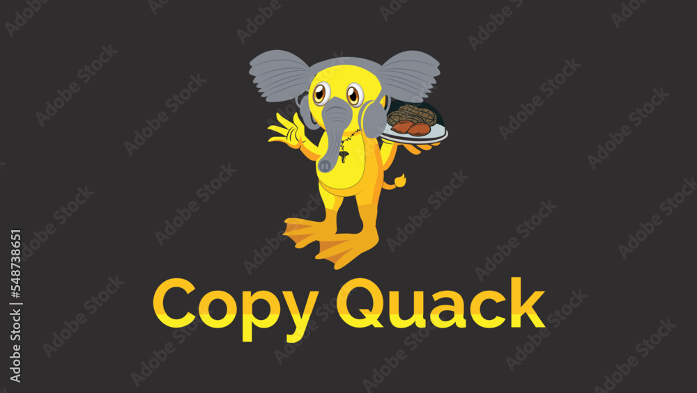 Creative Duck Elephant Modern Logo Design Creative Duck Elephant Modern Logo Design