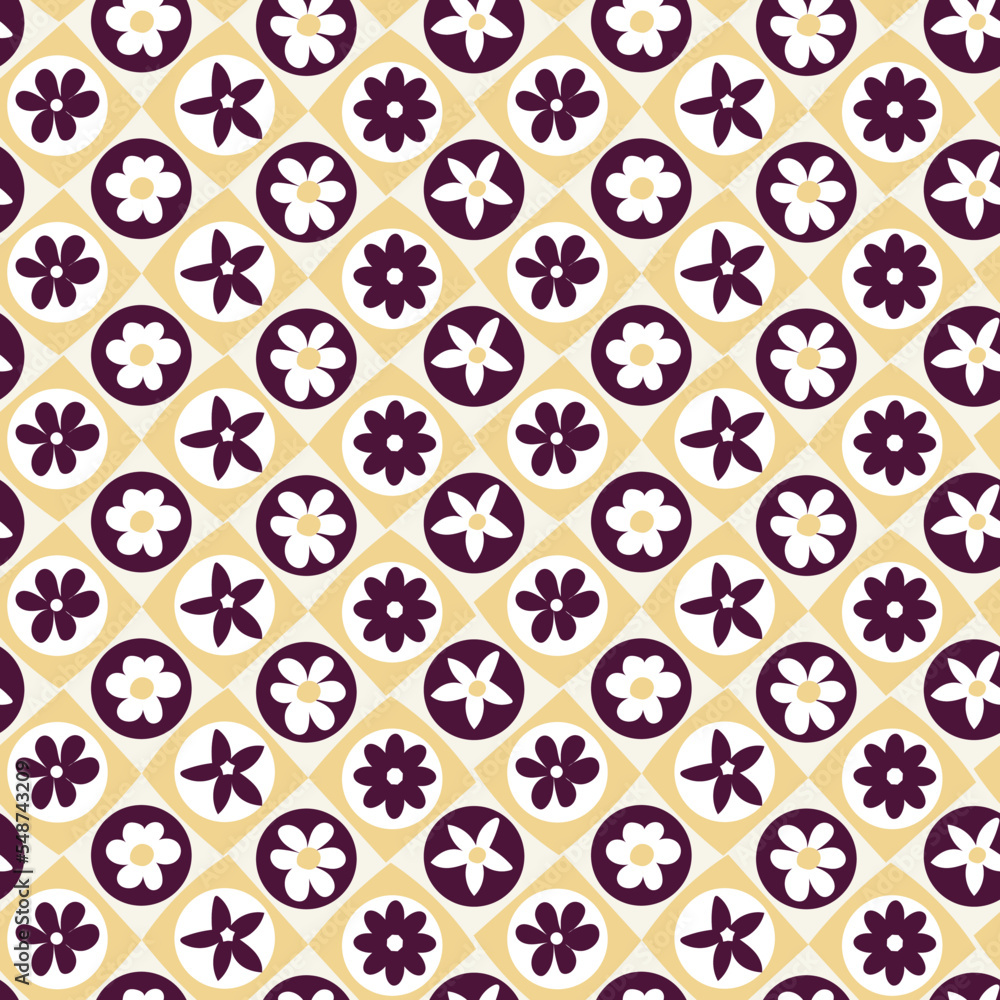 Abstract Retro Florals Geometric Diamond Squares Background Hand Drawn Trendy Minimalist Seamless Vector Pattern Stylish Compatible Colors Perfect for Allover Fabric Print or Wrapping Paper Abstract Retro Florals Geometric Diamond Squares Background Hand Drawn Trendy Minimalist Seamless Vector Pattern Stylish Compatible Colors Perfect for Allover Fabric Print or Wrapping Paper