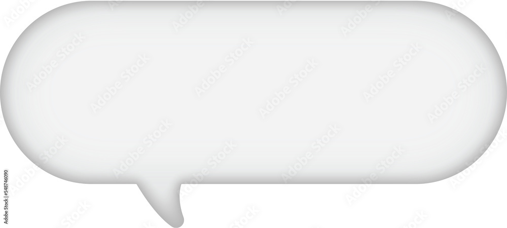 3d Text Box White Message Bubble 3d Text Box White Message Bubble