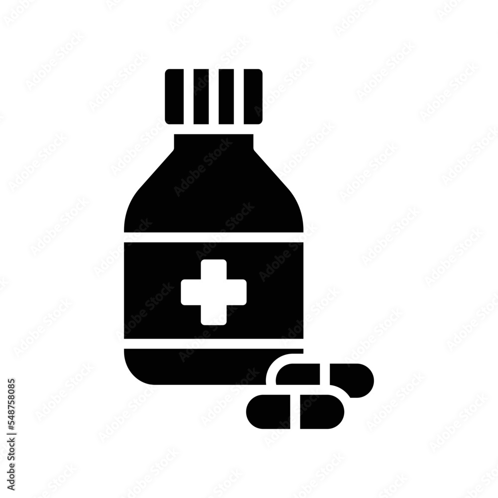 medicine bottle icon vector design simple and clean medicine bottle icon vector design simple and clean