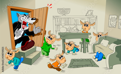 The wolf and the seven little kids