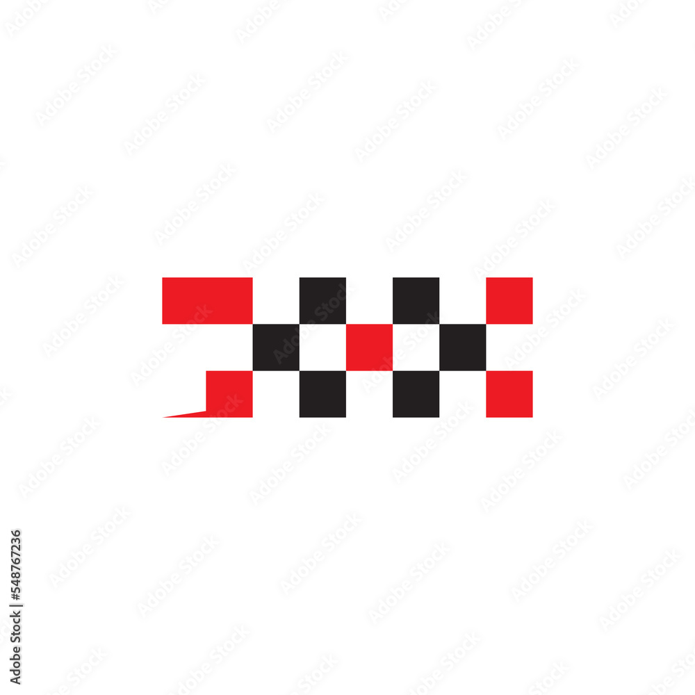 Race flag icon design Race flag icon design
