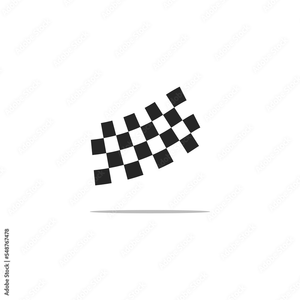 Race flag icon design