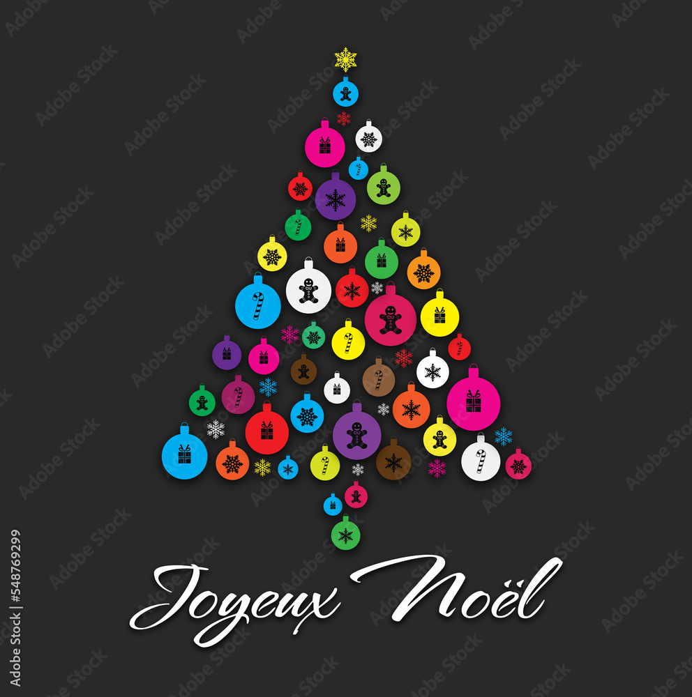 Joyeux noël, joyeuses fêtes carte de voeux Joyeux noël, joyeuses fêtes carte de voeux