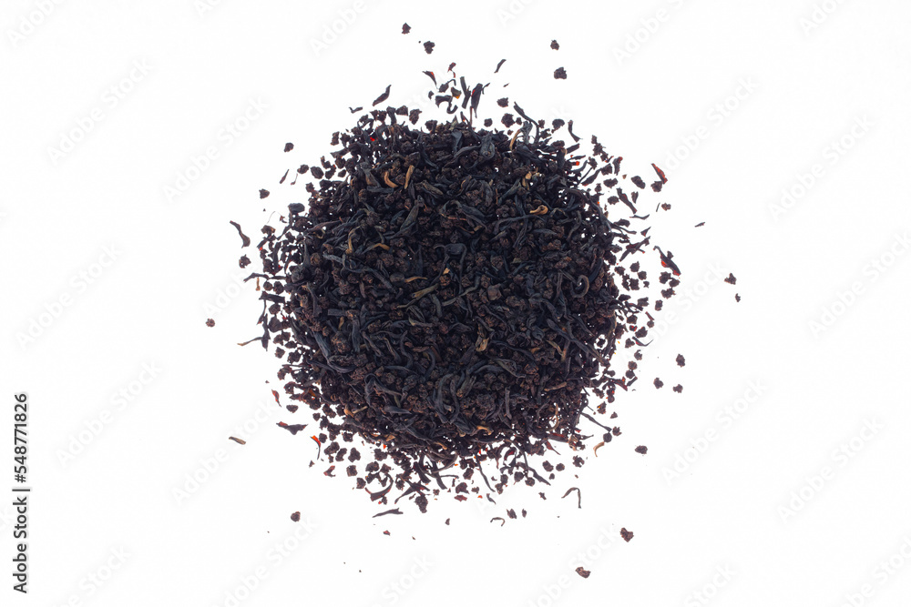 dry tea top view dry tea top view