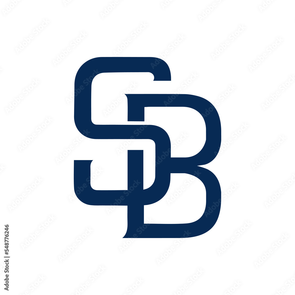 SB monogram logo signature icon.Alphabet initials isolated on light fund.Intertwined letter s, letter b.Lettering sign.Modern design, web, tech, corporate style characters.Geometric typography. SB monogram logo signature icon.Alphabet initials isolated on light fund.Intertwined letter s, letter b.Lettering sign.Modern design, web, tech, corporate style characters.Geometric typography.