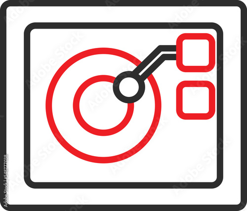 RadarVector Icon which is suitable for commercial work and easily modify or edit it 