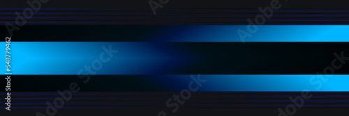 Modern abstract blue black banner background with light multiply and shiny effect vector illustration