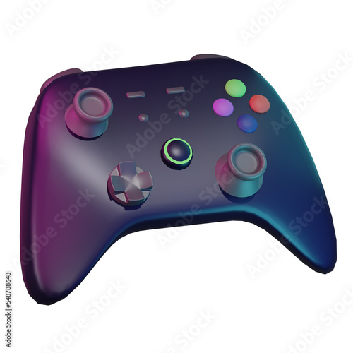 Game Controller Gaming 3D Illustration