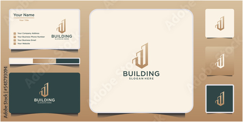 Collection of building and initial w architecture