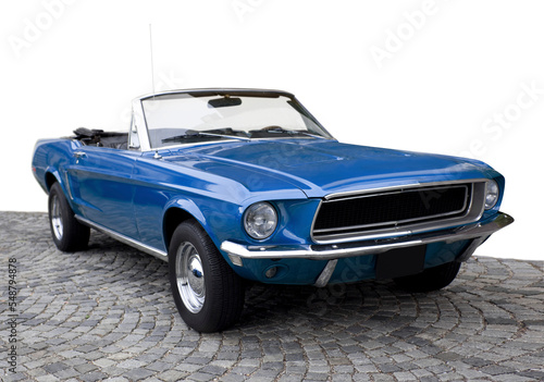 Typical american muscle car