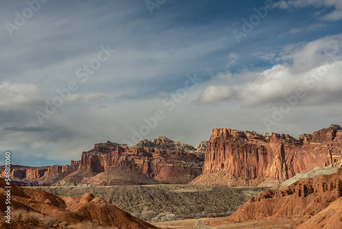 Castle and Navajo Knob in Capitol Reef photo