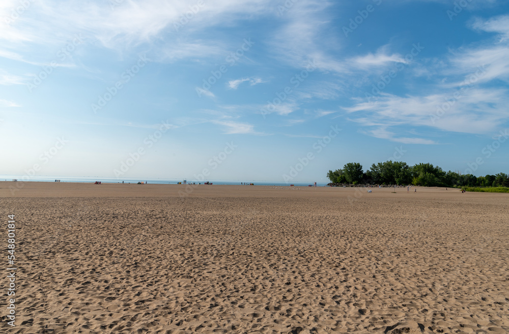 Woodbine sandy beach in Toronto Ontario Woodbine sandy beach in Toronto Ontario