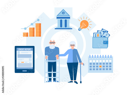 Bank loan, savings and investments for pensioners