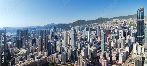 Panoramic view from the top of Hong Kong