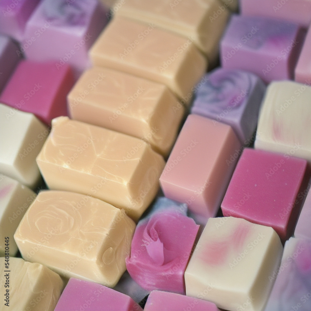 Colorful soap bars, handmade natural zero waste soap, spa and skincare small business idea, solid soap Colorful soap bars, handmade natural zero waste soap, spa and skincare small business idea, solid soap
