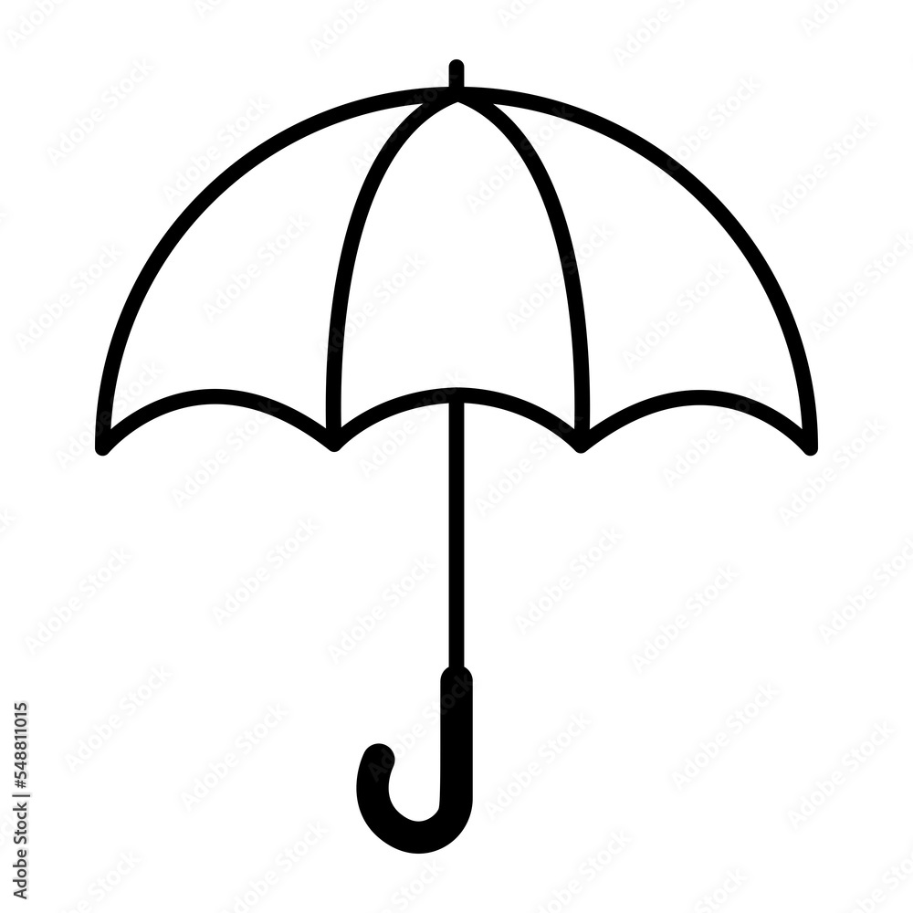Umbrella line icon Umbrella line icon