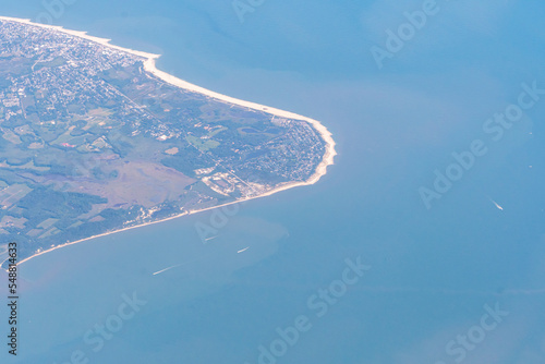 aerial view of cape may point in cape may county New Jersey usa
 photo