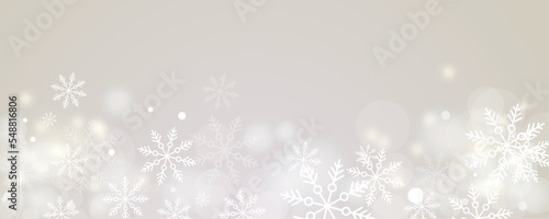 winter snowflakes shape - snow design element - christmas snowfall happy new year theme