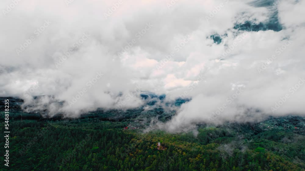 Heavy clouds over the Jungle in Bali Heavy clouds over the Jungle in Bali