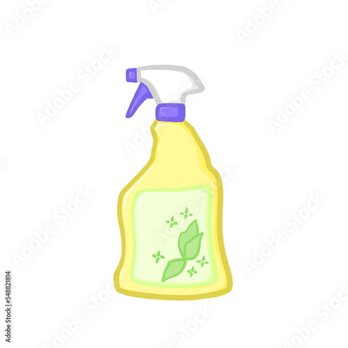 Spray Cleaner Bottle Illustration