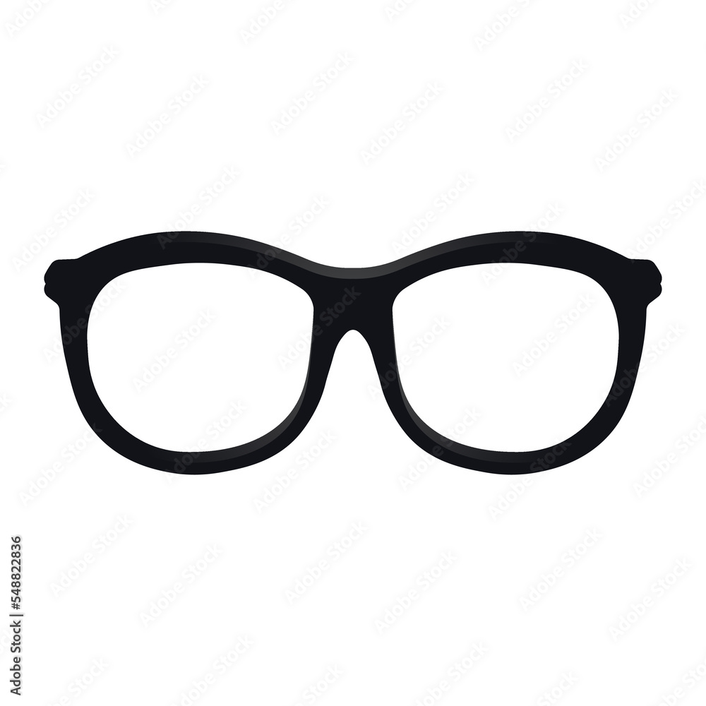 Black glasses Large size icon for emoji smile Black glasses Large size icon for emoji smile