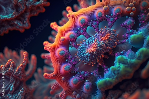 3d rendering of Bacteria  Cell  By Ai.