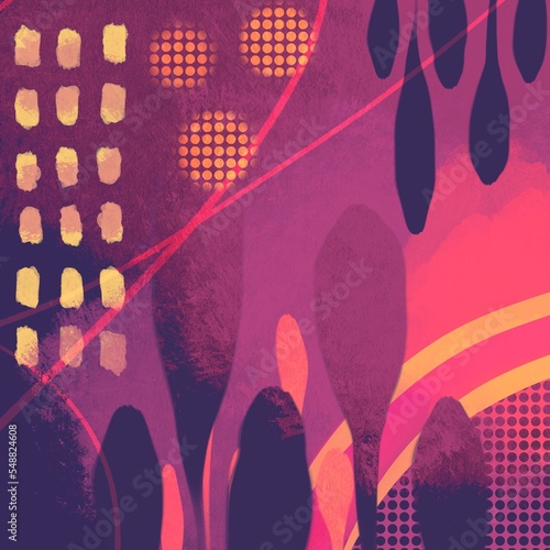 Groovy Abstract Art Paper