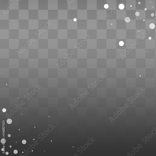 Silver Snowfall Vector Burgundy Background. magic